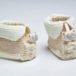 Κάλτσες - Παπουτσάκια αγκαλιάς πλεκτά μπεζ