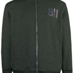 Ζακέτα φούτερ με κουκούλα μαύρο