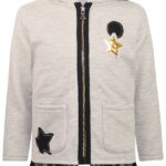 Ζακέτα γκρι-εκρού