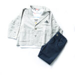 Σετ 3 τμχ μαρέν-γκρι με σακάκι