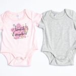 Κορμάκι σετ 2 τμχ ροζ-γκρι