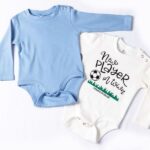 Κορμάκι σετ 2 τμχ εκρού-σιέλ