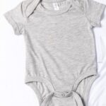 Κορμάκι σετ 2 τμχ λευκό-γκρι