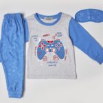 Πυζάμα ρουά με μάσκα ύπνου hommies Η-216