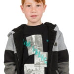 Ζακέτα φούτερ με γούνα