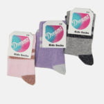 Κάλτσες βαμβακερές με λούρεξ κλωστή