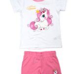 Παιδική πυζάμα Rainbow Unicorn ροζ
