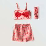 Βρεφικό σετ σορτς ριγέ