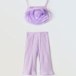 Παιδικό σετ παντελόνα λιλά ΕΒΙΤΑ 254264
