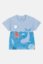 Παιδική πυζάμα γαλάζια DREAMS 2524107 - Image 2